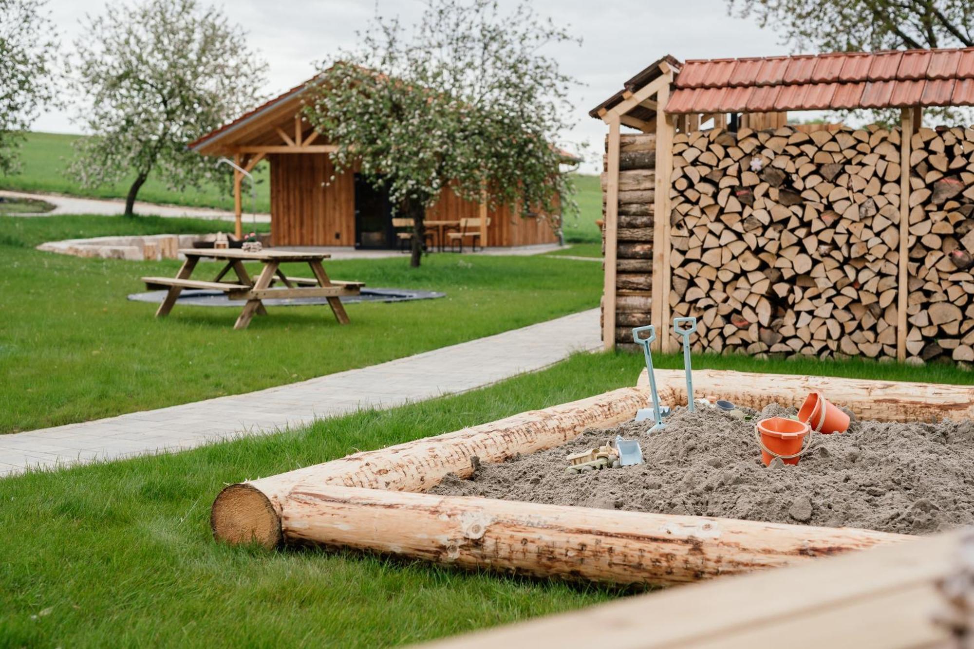 Appartamento Raschbrunnenhof - Oekolandbau & Erholung Haunsheim Esterno foto